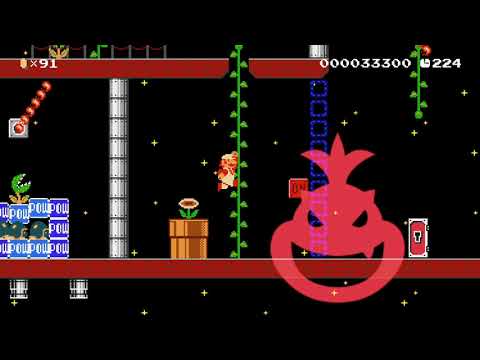 Alien Plant Invasion by msterkles 🍄 Super Mario Maker 2 #aer 😶 No Commentary