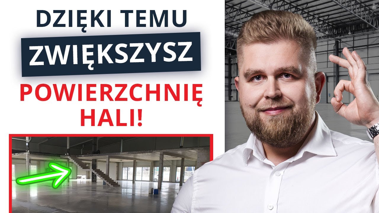 Żelbetowa ANTRESOLA na hali - KLUCZOWY komponent SYSTEMU Carcon | Budownictwo biurowo-magazynowe