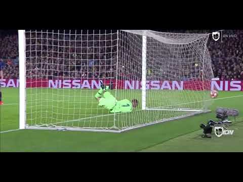 Barcelone vs Lyon 2-1 Tousart Goal