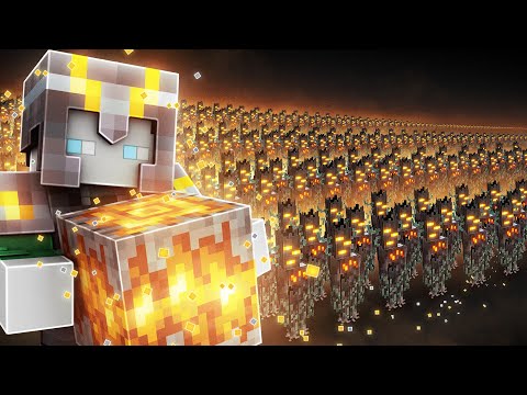 WER KANN MEINE XXL MINECRAFT MONSTER ARMEE BESIEGEN? (RANDOMIZER 1v1v1 BATTLE)