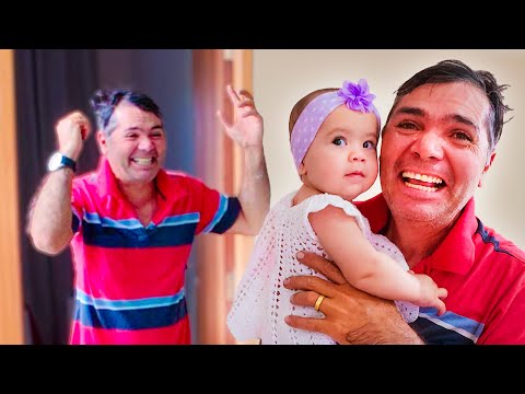 MY FATHER'S REACTION WHEN SEEING HIS GRANDDAUGHTER AFTER A LONG TIME!!😭❤ (REUNION)