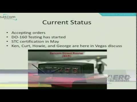Aero-TV: Satcom Direct - AEA's 2013 New Product Introductions