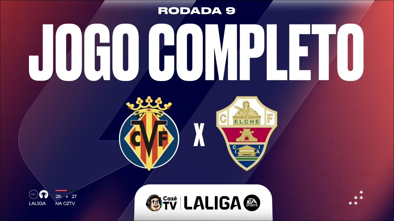 JOGO COMPLETO: VILLARREAL X ELCHE | LALIGA 26/27 | 9ª RODADA