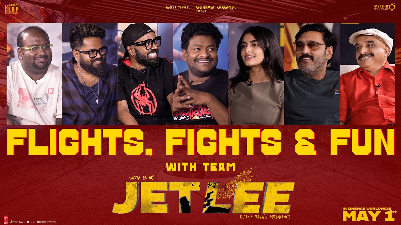 Flights, Fights & Fun with Team JETLEE | Satya | Rhea Singha | Vennela Kishore | Ritesh Rana
