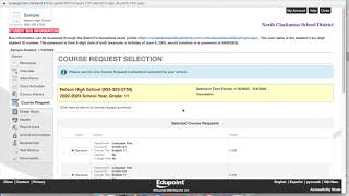 How to Enter Course Requests into StudentVUE