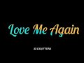 Love Me Again Song What S App Status Telugu Black Screen Lyrics Break Up Song SS CREATIONS