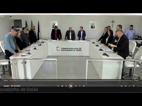 Sessão Ordinária com os Vereadores de Cocalzinho de Goiás em: 09/10/2025