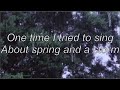 Tally Hall - Spring and a storm (LYRICS)