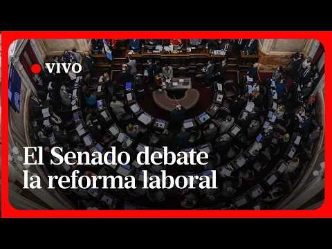 EN VIVO | Senado: se debate la reforma laboral tras aprobarse la baja de la edad de imputabilidad