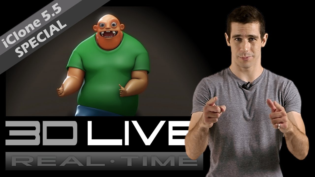 Real time 3D Live - iClone 5.5 SPECIAL - YouTube