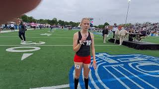 2026 Iowa High School State Track & Field - Riceville's Claire Zweibohmer 1A Girls 3000 Meter
