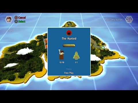 Lego Jurassic World - Level #8 - The Hunted - Free Play Mode!!