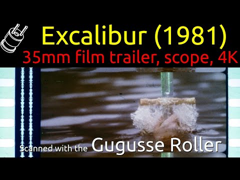 Excalibur (1981) 35mm film trailer, scope 4K