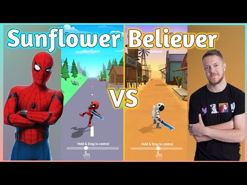 Clash Gang - Spider-Man - Sunflower ???? VS Imagine Dragons - Believer Song  | V Gamer | Video & Photo