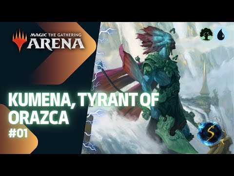 It's Showtime: Kumena, Tyrant of Orazca 🌲💧 #01 Merfolk - MTG Arena - Historic Brawl