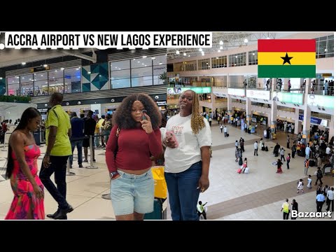 Accra 🇬🇭 - Lagos 🇳🇬 | Lagos New Airport Experience VS Accra KOTOKA Airport Experience