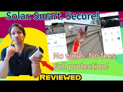 2K Solar Security Camera Review 🔐🌞 | Wireless, Smart, & Always Powered! (S1 Model Test) AOQEE