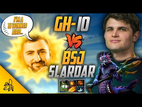 Taking Down a TI WINNER with Memes (GH Wisp vs. BSJ Midas + Radiance Slardar)