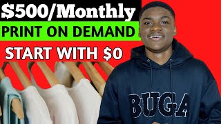 How To Start Print on Demand With $0 In 2024 | STEP BY STEP GUIDE
