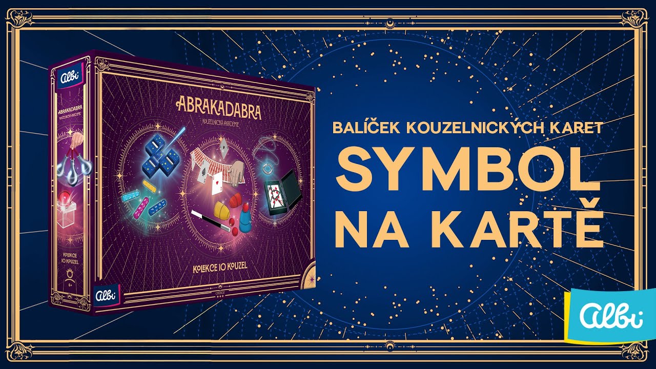Kouzelnická akademie - Balíček kouzelnických karet (symbol na kartě) - videonávod