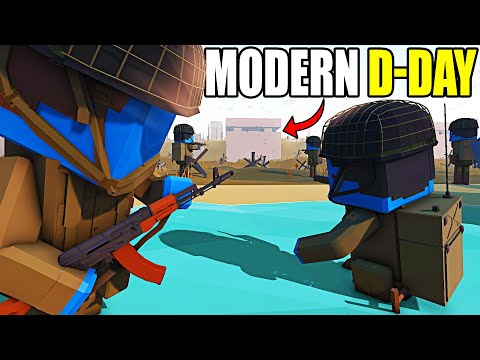 This MODERN D-DAY Beach Invasion was TERRIFYING!? - Ancient Warfare 3