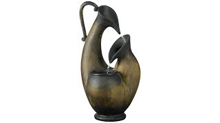 Weathered Jug Tabletop Fountain