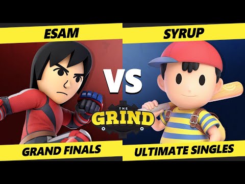 The Grind 161 GRAND FINALS Syrup (Ness) Vs. ESAM (Pikachu, Mii Brawler, Min Min) Smash Ultimate