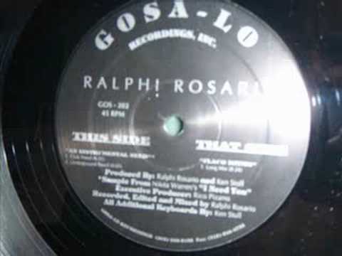 Ralphi Rosario An instrumental need (Club need)