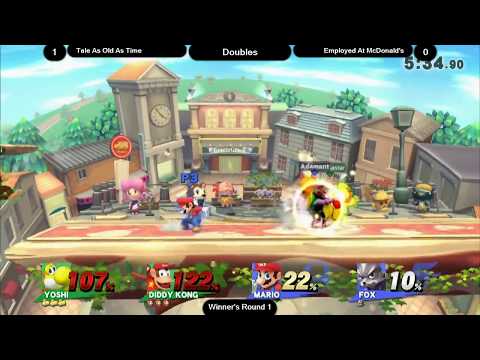 [LGS4/6/2017][Smash 4 Doubles] Employed At McDonalds vs Tale As Old As Time