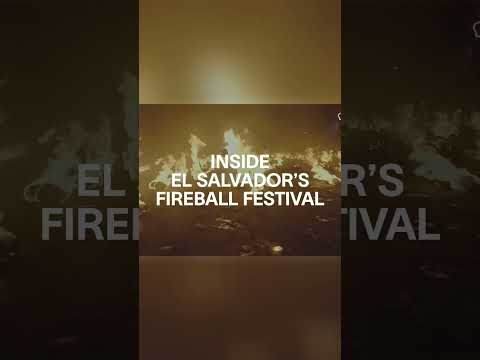 El Salvador's Fiery Festival of Balls #shorts
