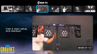 Video thumbnail for 4BAR Tri: Tri-Color LEDs. More Intense, Uniform Color By CHAUVET by CHAUVET DJ