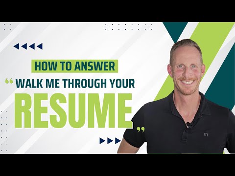 How to Answer Walk Me Through Your Resume - Sample Preparation Script INCLUDED!