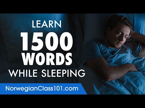 Norwegian Conversation: Learn while you Sleep with 1500 words