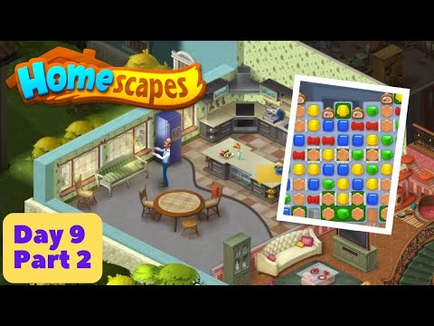 "HOMESCAPES: Day 9 Part 2 Kitchen Renovation - Story Walkthrough by BS Gaming"