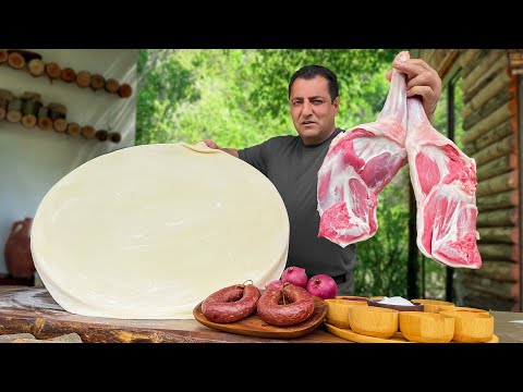 This Simple Dough Turns Into Something Amazing! 🍲 Rustic Beshbarmak Recipe