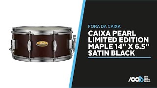 Video thumbnail for 100% Batera - Caixa Pearl Limited Edition Maple 14" x 6.5" Satin Brown by 100% Batera