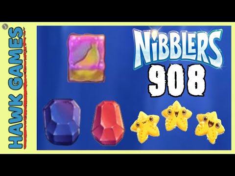 Fruit Nibblers Level 908 - 3 Stars Walkthrough, No Boosters