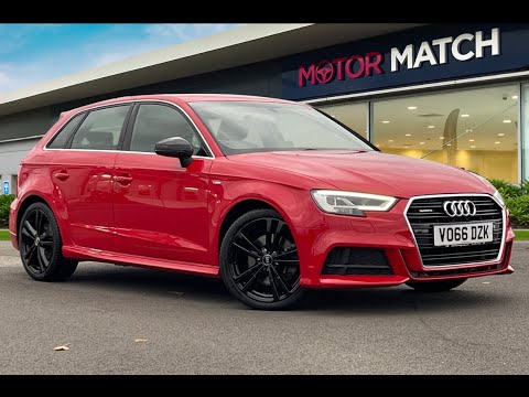 Used 2016 Audi A3 2.0 TFSI S line Sportback S Tronic quattro at Chester | Motor Match cars for sale