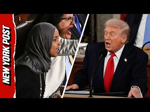Ilhan Omar And Trump Trade Barbs During SOTU: ‘You Should Be Ashamed Of Yourself’