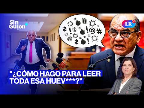 MINISTRO DEL INTERIOR LANZA LISURA EN CONSEJO DE MINISTROS DE KEIKO | SIN GUION CON ROSA MARÍA