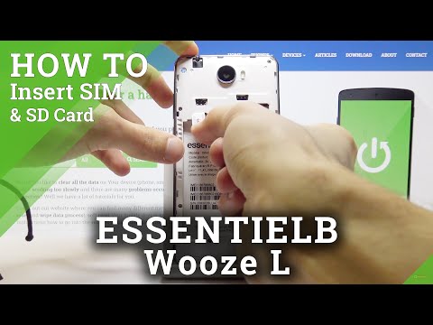 How to Install SIM & SD Card into ESSENTIELB Wooze L –  Nano SIM & Micro SD