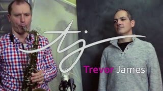 Comparing The Trevor James Signature Custom RAW Saxophones