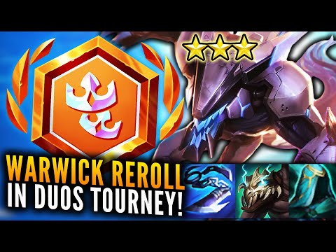 SUPERDOG WARWICK 3 CARRIES LAB PARTNER DUO TOURNEY TEAM RAMBLIN ROBIN TO A FIRST! | TFT Patch 11.24
