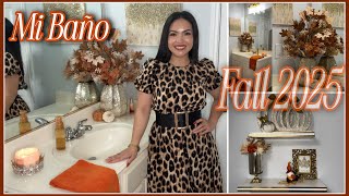 New Fall Decor 2025 🍁 How to decorate your bathroom for fall