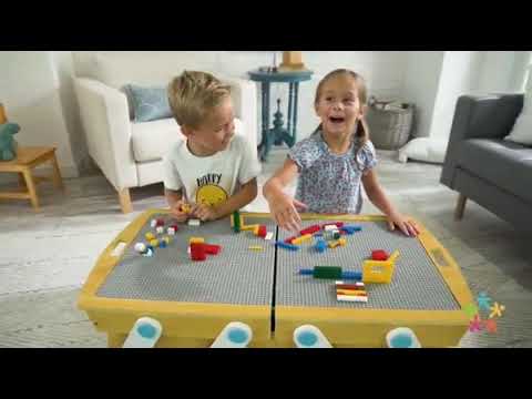 Дерев'яний стіл для конструкторів KidKraft Building Bricks (17512)