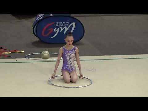 Emma DELAINE cerceau - 2019 Championnat de France Créteil EF