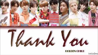 Golden Child (골든차일드) - &#39;Thank You&#39; Lirik (Sub Indo) (Color Coded Lyrics Han/Rom/Indo)