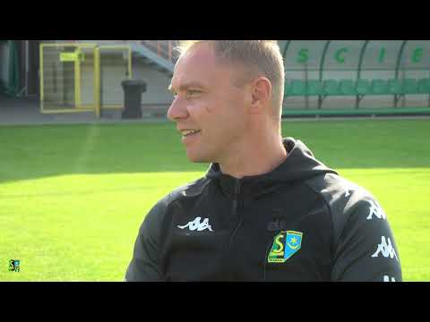 2022.09.08 Wywiad z trenerem Siarki Łukaszem Becella.