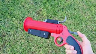 TF2 Flare Gun Prop (3D Printed) with break action and loading