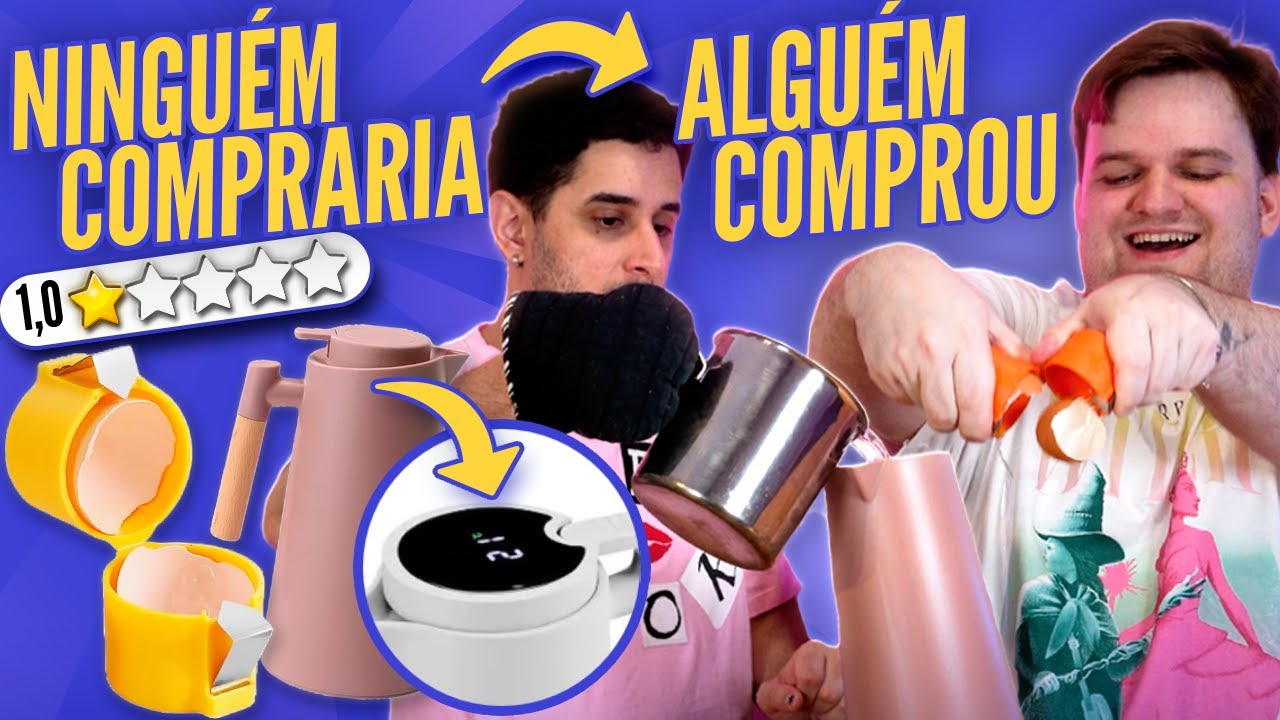 Produtos INÚTEIS que NINGUÉM COMPRARIA mas NÓS COMPRAMOS